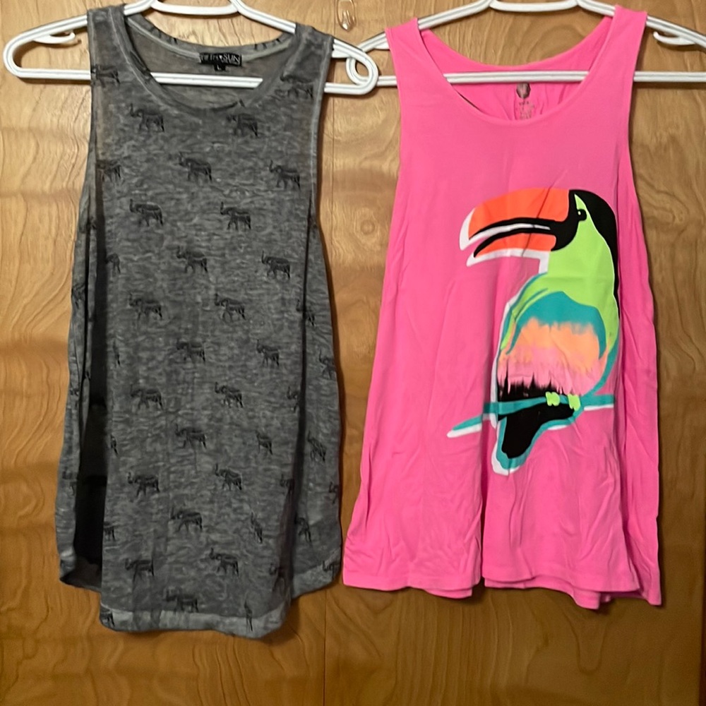 Set of (2) girls size 14.5-16.5 tank tops
